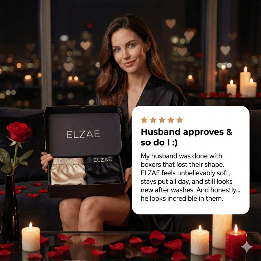 ElzaeSilk™ Luxe Comfort Boxers (Pack of 4)