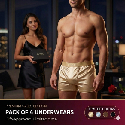 ElzaeSilk™ Luxe Comfort Boxers (Pack of 4)