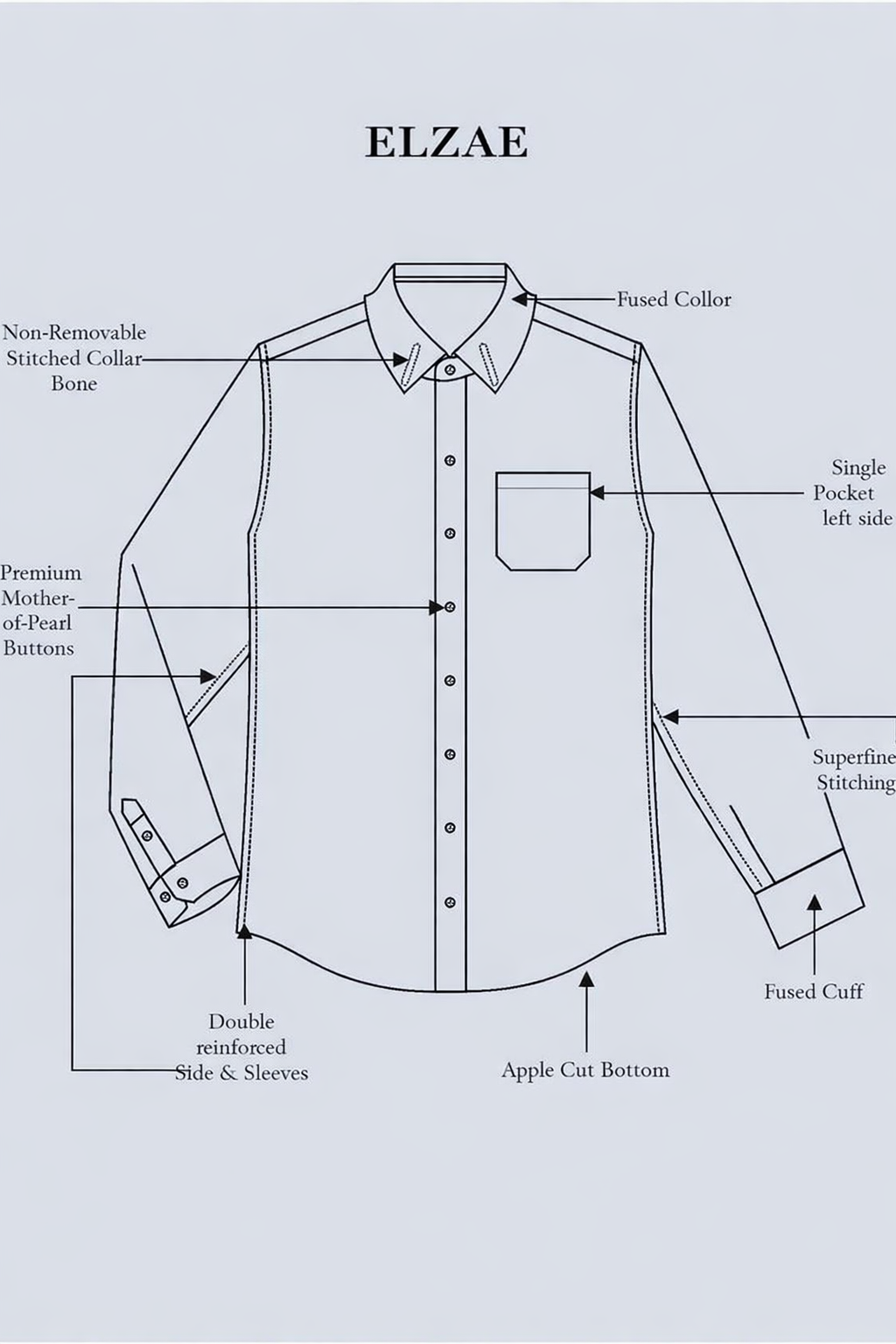 White Luxurious Linen Shirt