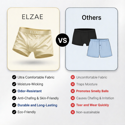 ElzaeSilk™ Luxe Comfort Boxers (Pack of 4)