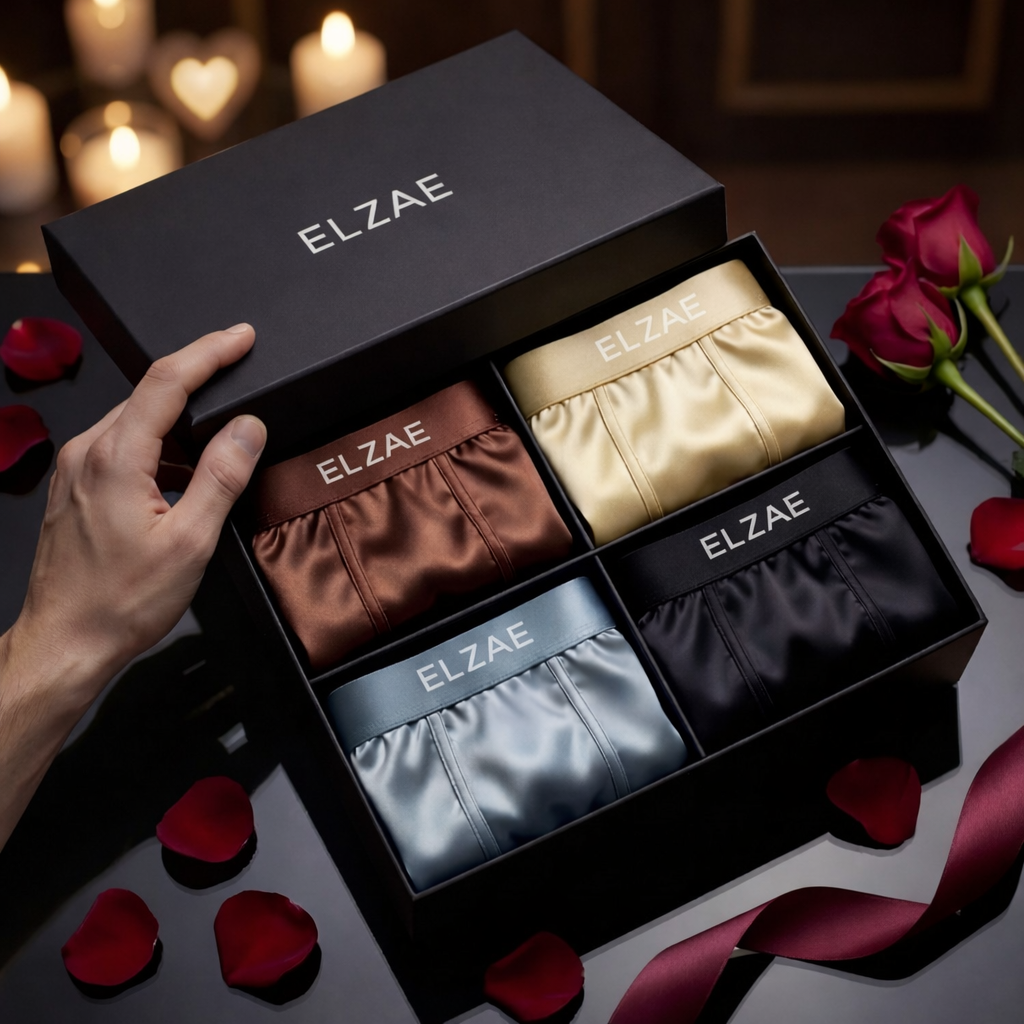 ElzaeSilk™ Luxe Comfort Boxers (Pack of 4)