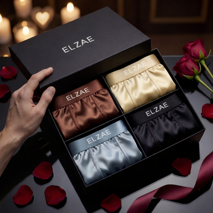 ElzaeSilk™ Luxe Comfort Boxers (Pack of 4)