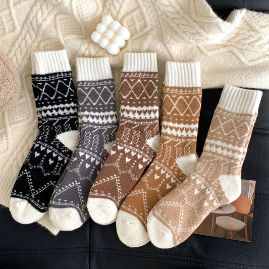 Kyara Edition Vinatge Style New Soft Winter Socks